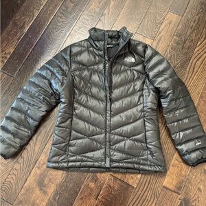 The North Face Charcoal Quilted Jacket